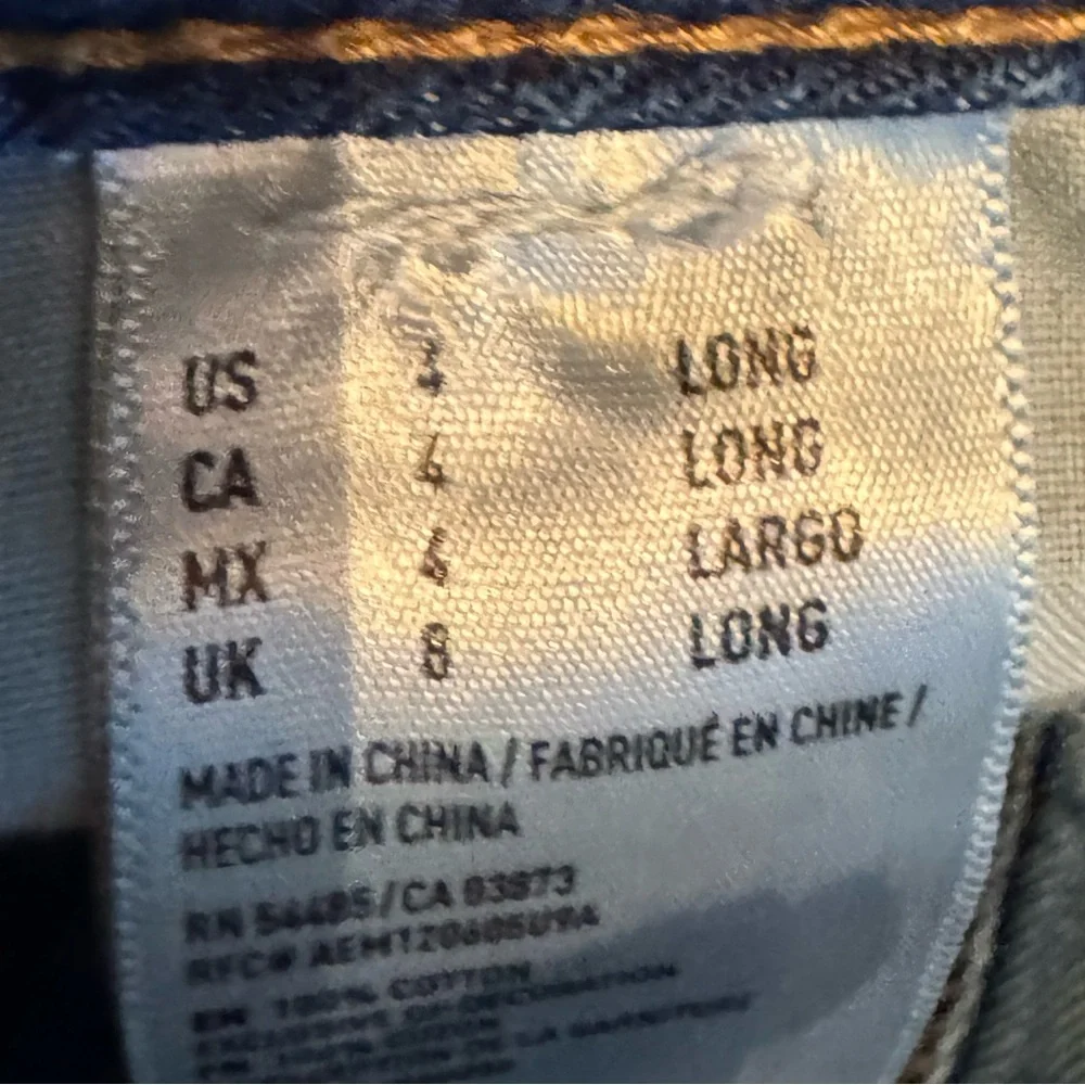 Vtg Y2K American‎ Eagle Tom Girl Patchwork Jeans 4 Grunge Edgy Festival Low Rise